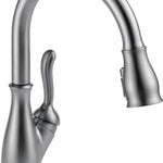 Delta Leland VoiceIQ Kitchen Faucet with Touch2O Technology with Touchless Technology in Arctic Stainless, 9178TLV-AR-DST, MRSP: $1050.75, FINAL PRICE: $ + TAX