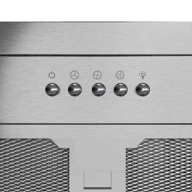 VIKIO 30-in Ductless 800-CFM Recirculating Stainless Steel Insert Under Cabinet Range Hood with Charcoal Filter, E690-30-M17  RB10-30 HB0130AH *JR2508, Retail: $308.99, FINAL PRICE: $159.99 + TAX