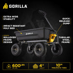 Gorilla Carts Gorilla Carts 4-cu ft Poly Yard Cart