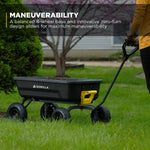 Gorilla Carts Gorilla Carts 4-cu ft Poly Yard Cart