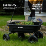 Gorilla Carts Gorilla Carts 4-cu ft Poly Yard Cart