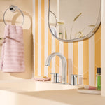 Moen Avri Chrome Widespread 2-handle WaterSense High-arc Commercial/Residential