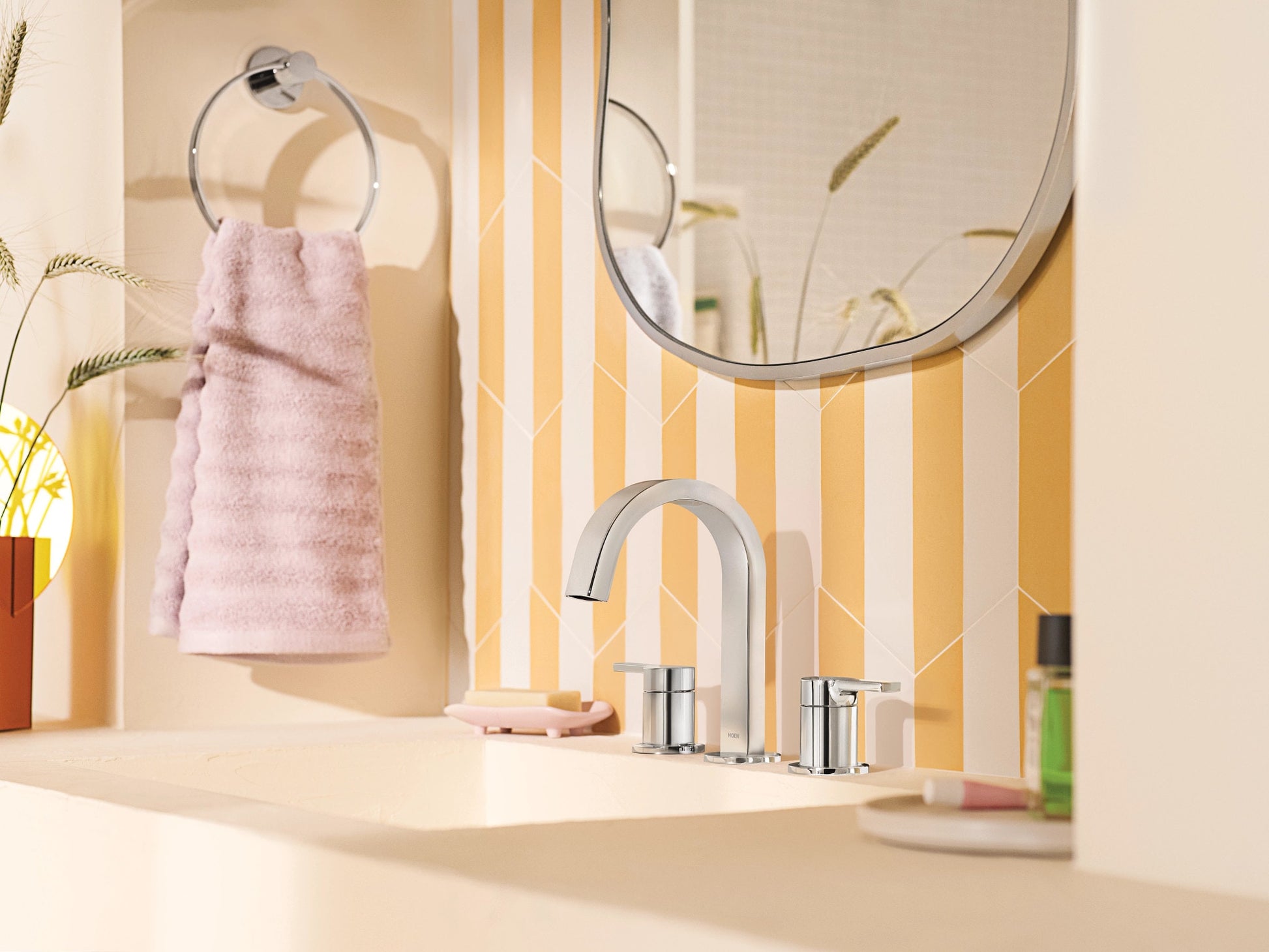Moen Avri Chrome Widespread 2-handle WaterSense High-arc Commercial/Residential, MSRP: $159, FINAL PRICE: $99.99 + TAX