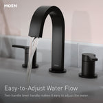 Moen Avri Chrome Widespread 2-handle WaterSense High-arc Commercial/Residential