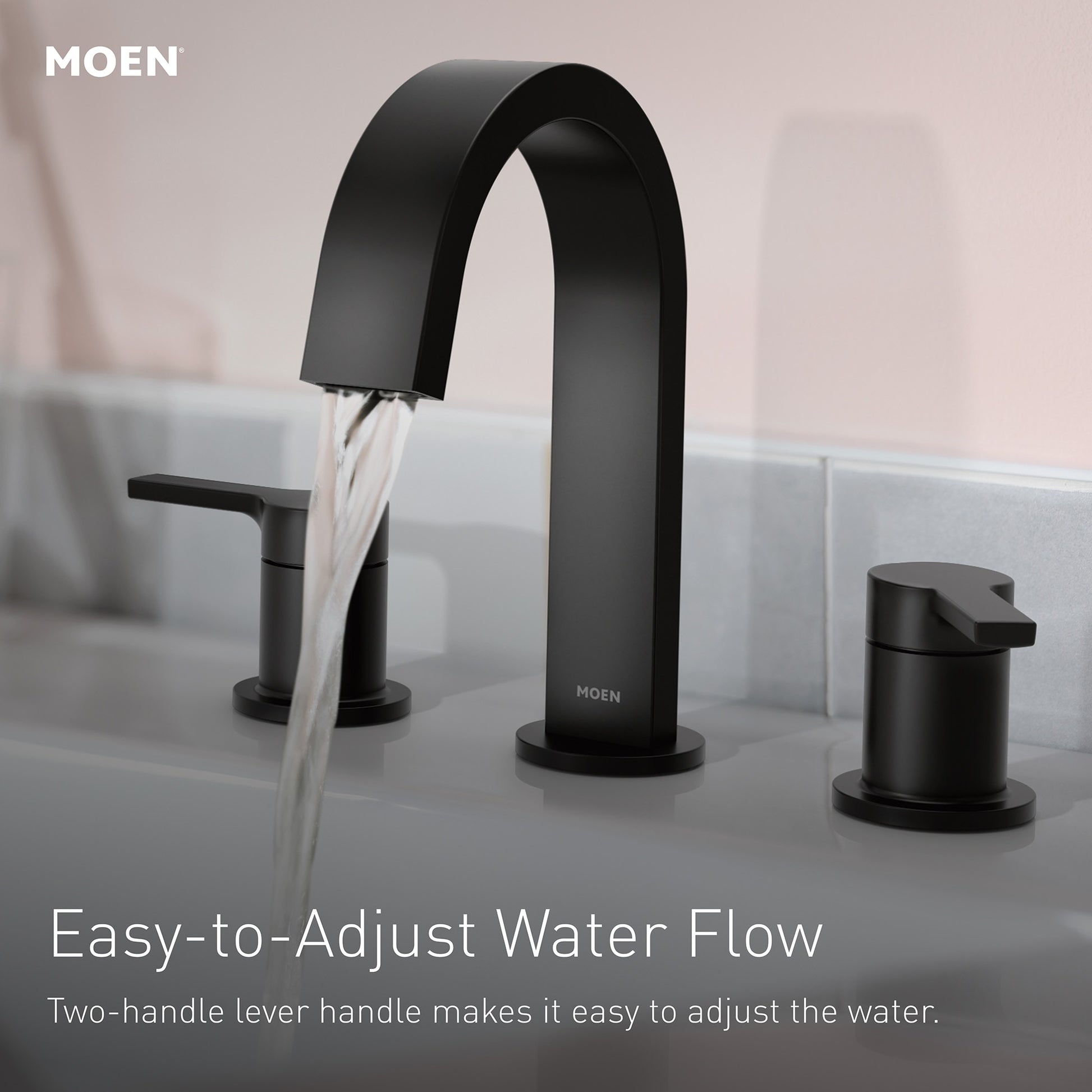 Moen Avri Chrome Widespread 2-handle WaterSense High-arc Commercial/Residential, MSRP: $159, FINAL PRICE: $99.99 + TAX