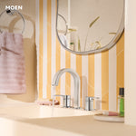 Moen Avri Chrome Widespread 2-handle WaterSense High-arc Commercial/Residential
