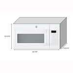 GE 1.7-cu ft Over-the-Range Microwave with Sensor Cooking ( White )