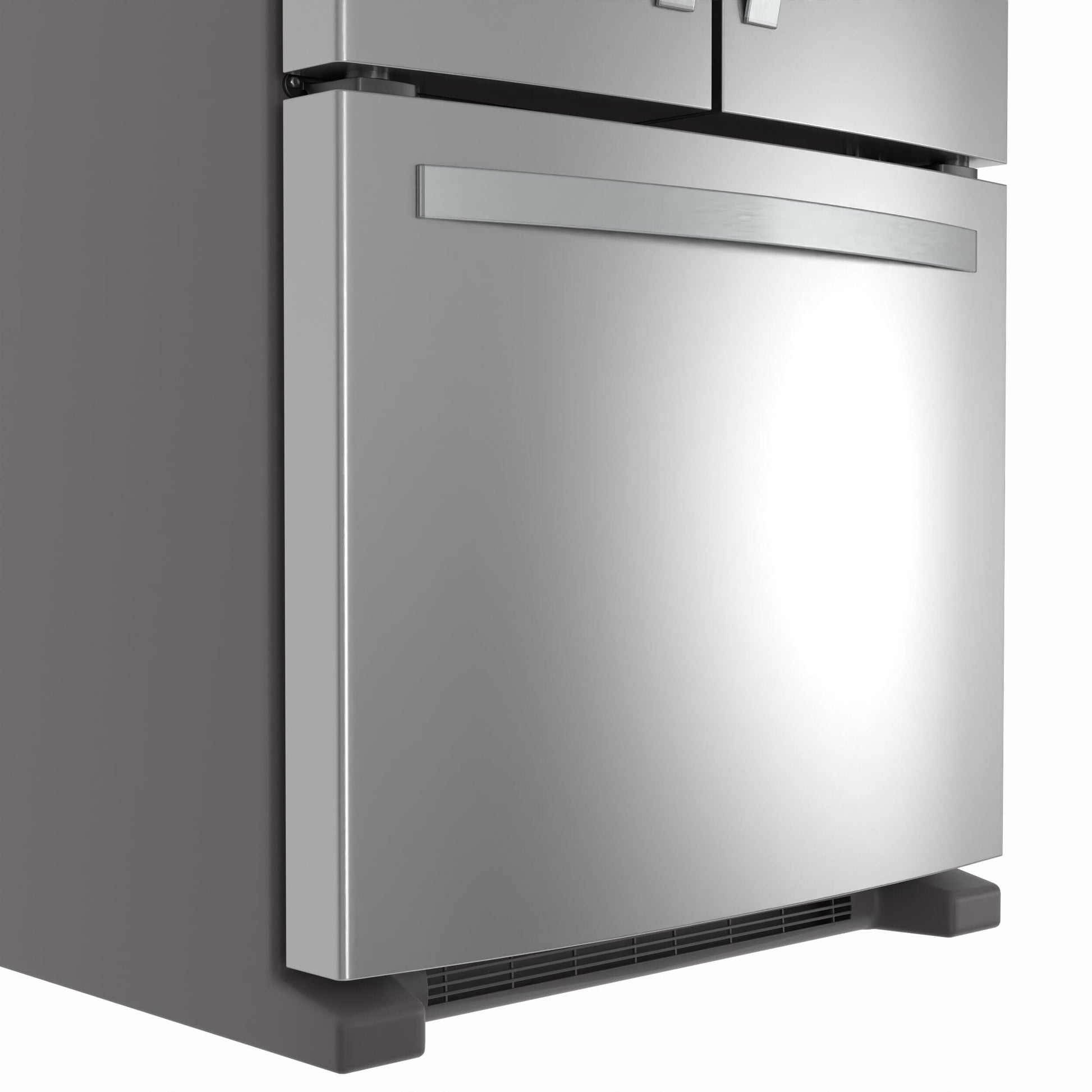 Whirlpool Standard-Depth 22.1-cu ft 3 -Door 35-in Wide French Door Refrigerator with Water Dispenser ( Stainless Steel ) ENERGY STAR Certified