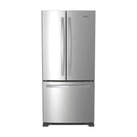 Whirlpool Standard-Depth 22.1-cu ft 3 -Door 35-in Wide French Door Refrigerator with Water Dispenser ( Stainless Steel ) ENERGY STAR Certified
