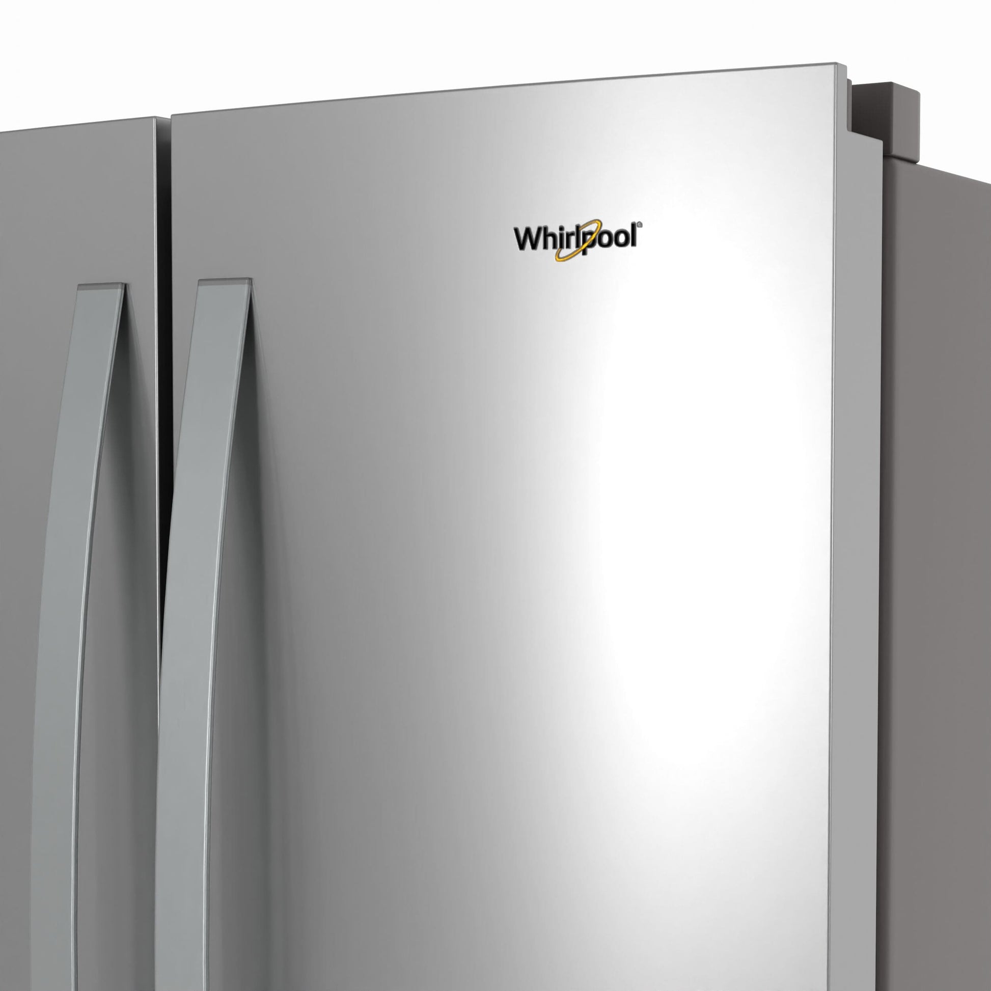Whirlpool Standard-Depth 22.1-cu ft 3 -Door 35-in Wide French Door Refrigerator with Water Dispenser ( Stainless Steel ) ENERGY STAR Certified
