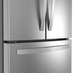 Whirlpool Standard-Depth 22.1-cu ft 3 -Door 35-in Wide French Door Refrigerator with Water Dispenser ( Stainless Steel ) ENERGY STAR Certified