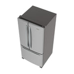 Whirlpool Standard-Depth 22.1-cu ft 3 -Door 35-in Wide French Door Refrigerator with Water Dispenser ( Stainless Steel ) ENERGY STAR Certified