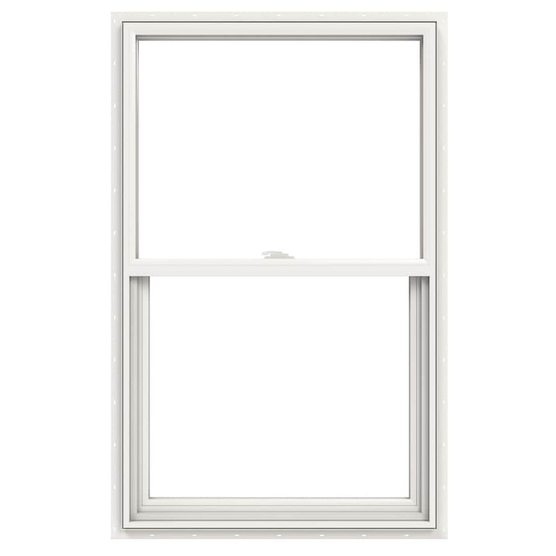 JELD-WEN V-2500 29.5-in x 47.5-in Vinyl New Construction White Single Hung Window