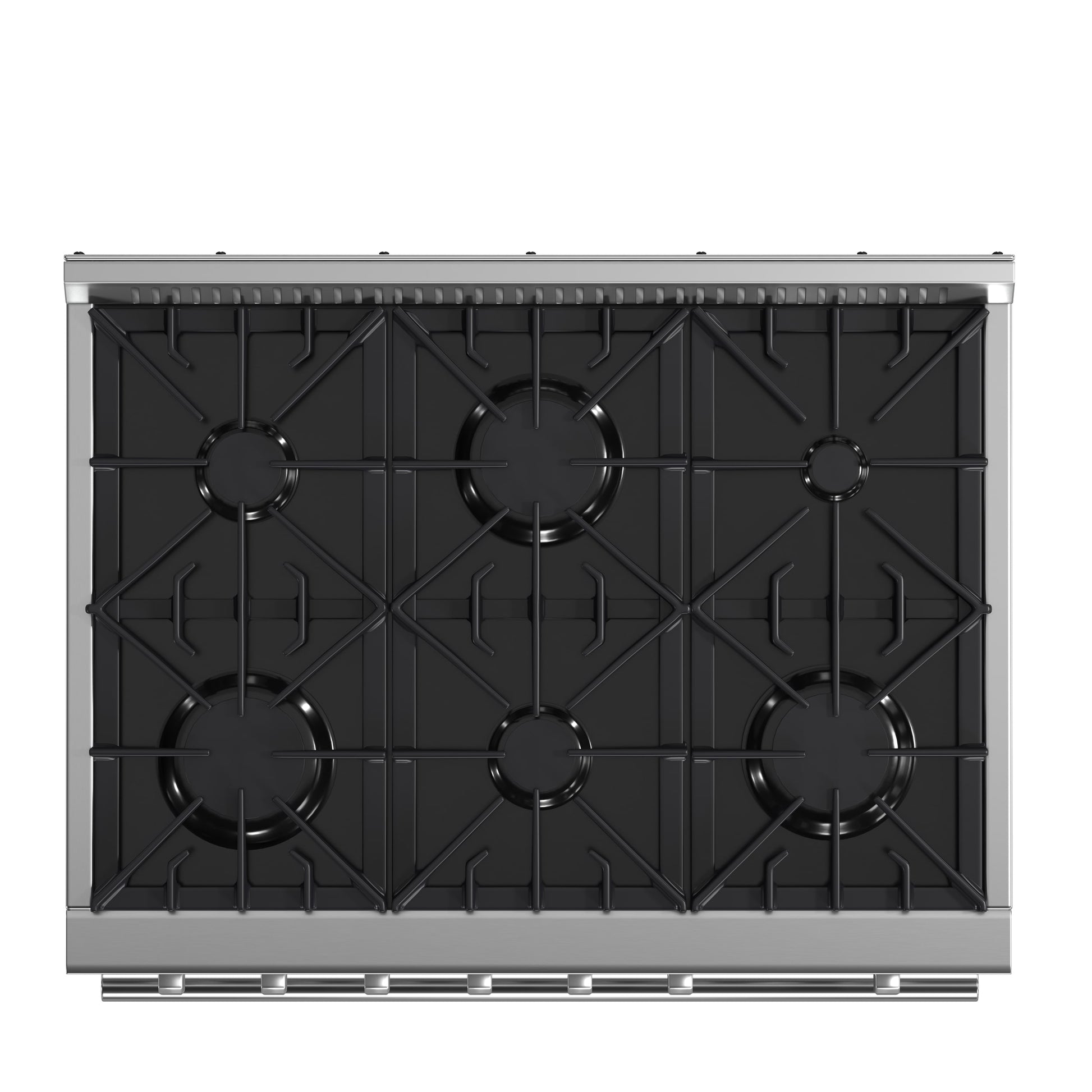 FORNO Marco 36-in 6 burners 5.32-cu ft Convection Oven Freestanding Natural Gas Range ( Stainless Steel )