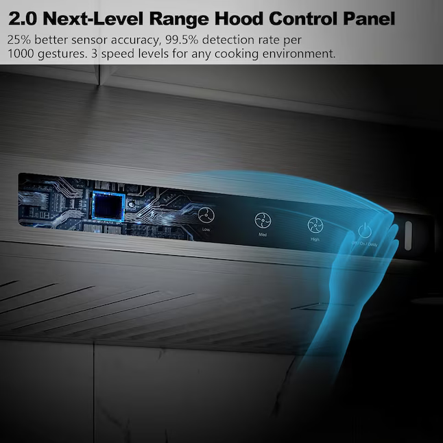 VIKIO 30-in Ducted 980-CFM Stainless Steel Under Cabinet Range Hood, VIKC0130S *JR2511, Retail: $304.00, FINAL PRICE: $179.99 + TAX