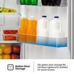 Hisense 17.2-cu ft Counter-Depth 32-in Wide Bottom-Freezer Refrigerator Fingerprint Resistant Stainless Steel ) ENERGY STAR Certified