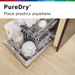 Bosch 100 Series 24-in Front Control Built-in Dishwasher ( Stainless Steel ) , PrecisionWash and PureDry , 48-Decibel