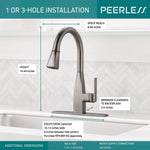 Peerless Xander Single Handle Pulldown Kitchen in Stainless Steel, P7919LF-SS, MSRP: $399.91, FINAL PRICE: $79.99 + TAX