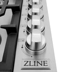 ZLINE KITCHEN & BATH Professional 36-in 6 burners Stainless steel Gas Cooktop