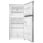 Midea Fingerprint Resistant 18.1-cu ft Standard-Depth 30-in Wide Top-Freezer Refrigerator ( Stainless Steel ) Garage Ready ENERGY STAR Certified