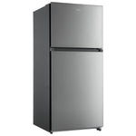 Midea Fingerprint Resistant 18.1-cu ft Standard-Depth 30-in Wide Top-Freezer Refrigerator ( Stainless Steel ) Garage Ready ENERGY STAR Certified