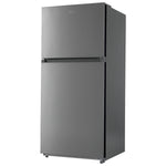 Midea Fingerprint Resistant 18.1-cu ft Standard-Depth 30-in Wide Top-Freezer Refrigerator ( Stainless Steel ) Garage Ready ENERGY STAR Certified