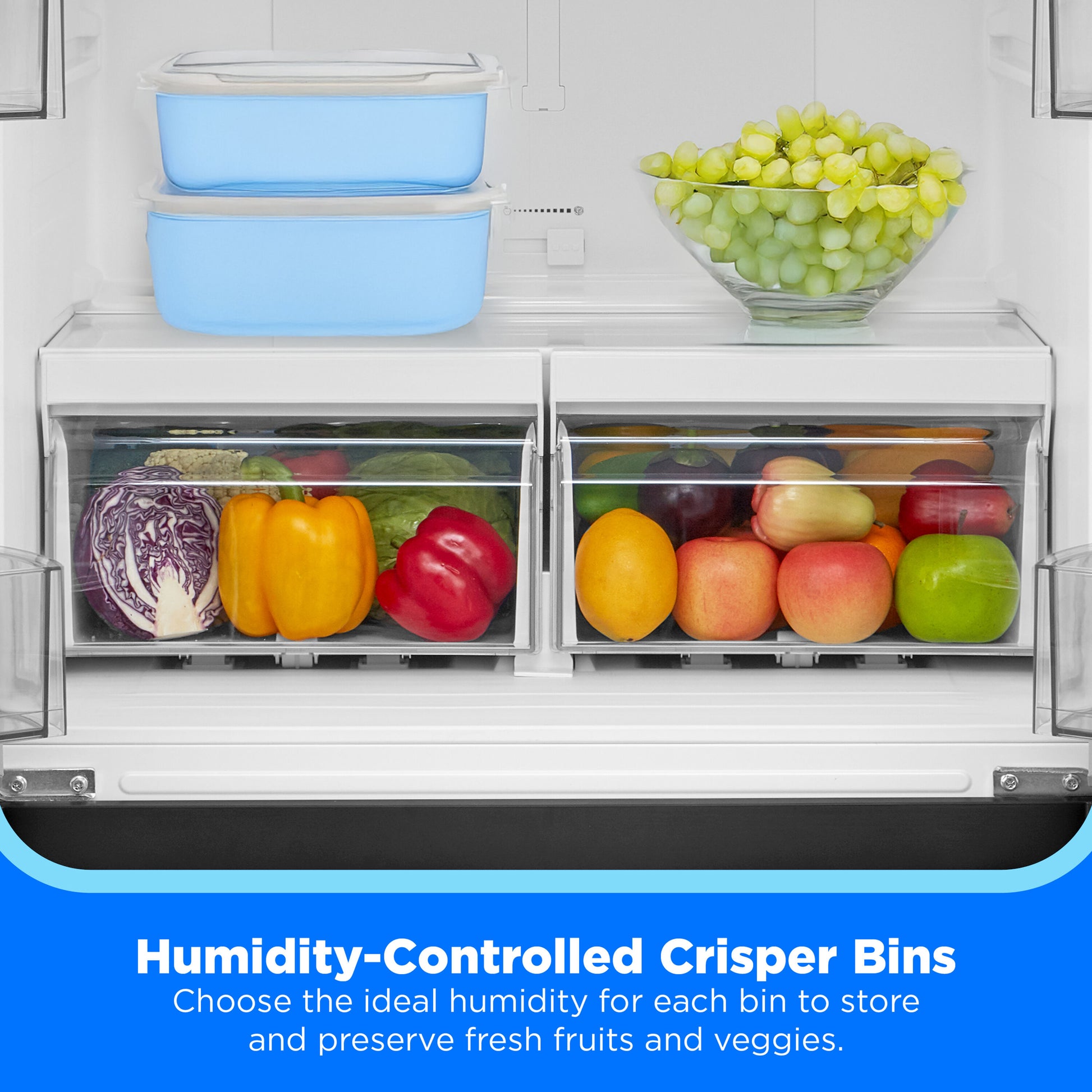 Midea Standard-Depth 18.4-cu ft 3 -Door 30-in Wide with Optional (sold separately) Ice Maker ( Stainless