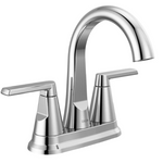 Delta Sparrow Two Handle Centerset Bathroom Faucet in Chrome