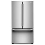 KitchenAid Counter-Depth 24.3-cu ft 3 -Door 36-in Wide French Door Refrigerator with Ice Maker with Water Dispenser ( PrintShield Stainless ) ENERGY STAR Certified
