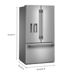 KitchenAid Standard-Depth 30.52-cu ft 3-Door 36-in French Door Refrigerator with Ice Maker with Water Dispenser (PrintShield Stainless), KRFF436SPS *JR2512, Retail: $3,299.00, FINAL PRICE: $1,799.99 + TAX