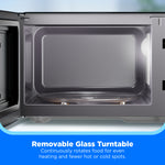Midea 0.9-cu ft 900 -Watt Countertop Microwave ( Milkshake )