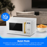 Midea 0.9-cu ft 900 -Watt Countertop Microwave ( Milkshake )