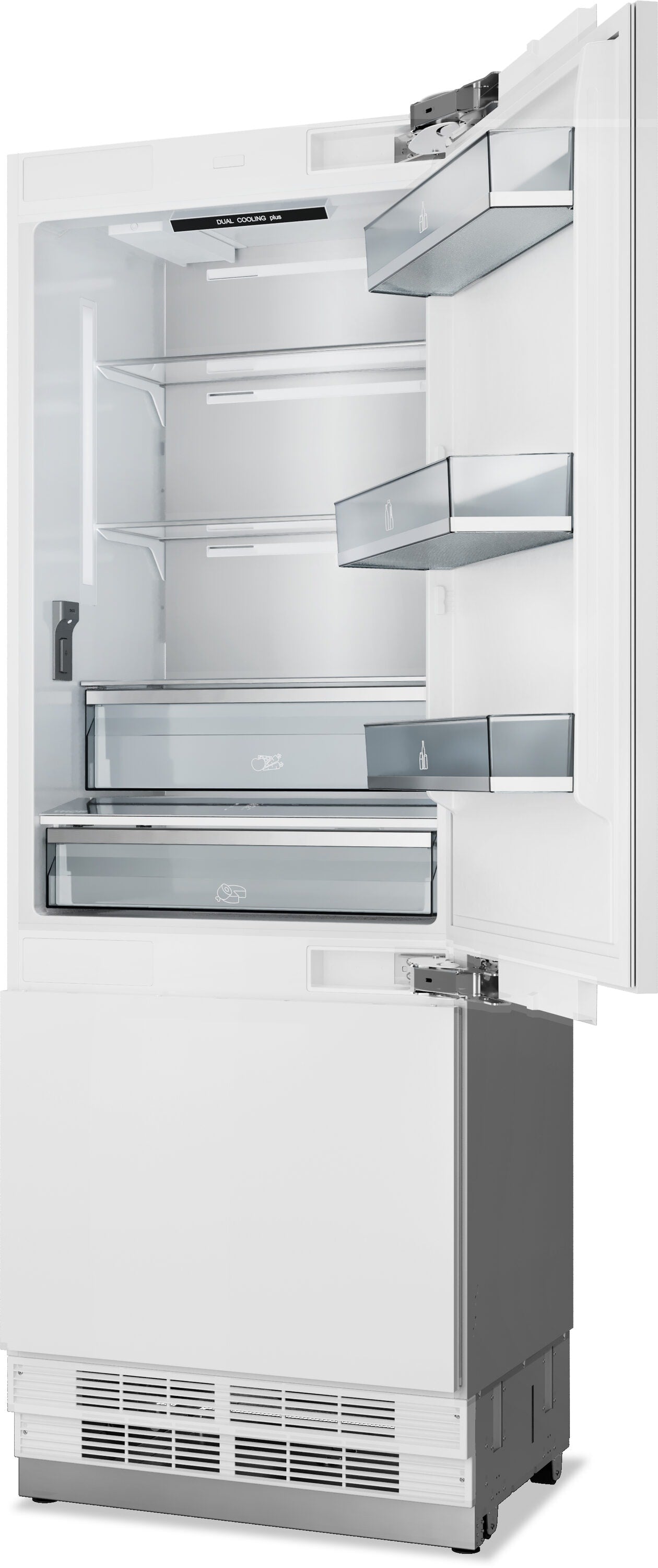 Thor Kitchen X Series 16.1-cu ft Counter-Depth 30-in Wide Built-In Bottom-Freezer Refrigerator with Ice Maker ( Custom panel ready ) ENERGY, XRF3016BBP, FINAL PRICE: $4,399.99 + TAX