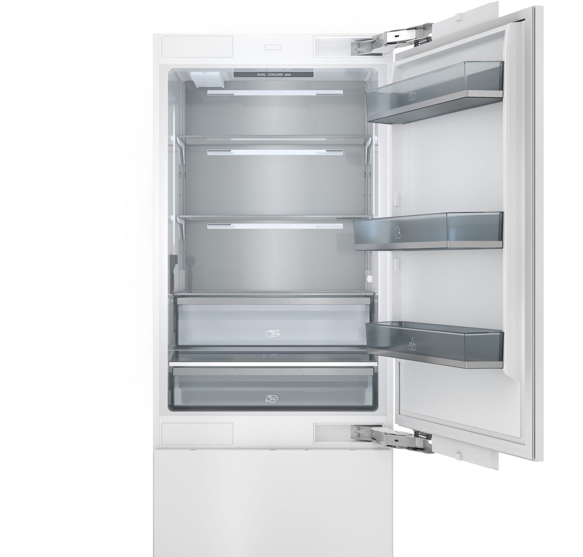 Thor Kitchen X Series 16.1-cu ft Counter-Depth 30-in Wide Built-In Bottom-Freezer Refrigerator with Ice Maker ( Custom panel ready ) ENERGY, XRF3016BBP, FINAL PRICE: $4,399.99 + TAX