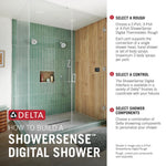 Delta ShowerSense Digital 2-Port Thermostatic Shower Rough, R52000E, MRSP: $924, FINAL PRICE: $499.99 + TAX