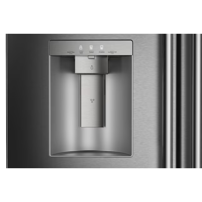 KitchenAid Standard-Depth 30.52-cu ft 3-Door 36-in French Door Refrigerator with Ice Maker with Water Dispenser (PrintShield Stainless), KRFF436SPS *JR2512, Retail: $3,299.00, FINAL PRICE: $1,799.99 + TAX