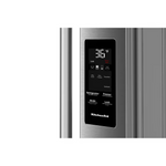 KitchenAid Standard-Depth 30.52-cu ft 3-Door 36-in French Door Refrigerator with Ice Maker with Water Dispenser (PrintShield Stainless), KRFF436SPS *JR2512, Retail: $3,299.00, FINAL PRICE: $1,799.99 + TAX