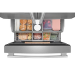 KitchenAid Standard-Depth 30.52-cu ft 3-Door 36-in French Door Refrigerator with Ice Maker with Water Dispenser (PrintShield Stainless), KRFF436SPS *JR2512, Retail: $3,299.00, FINAL PRICE: $1,799.99 + TAX