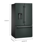 KitchenAid Standard-Depth 30.52-cu ft 3 -Door 36-in Wide with Ice Maker ( Juniper ) ENERGY STAR Certified Item