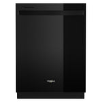 Whirlpool Eco Series 24-in Top Control Built-in Dishwasher ( Black ) With Third Rack, Sensor Cycle with AI Intelligent Wash, Soak and Clean , 47-Decibel
