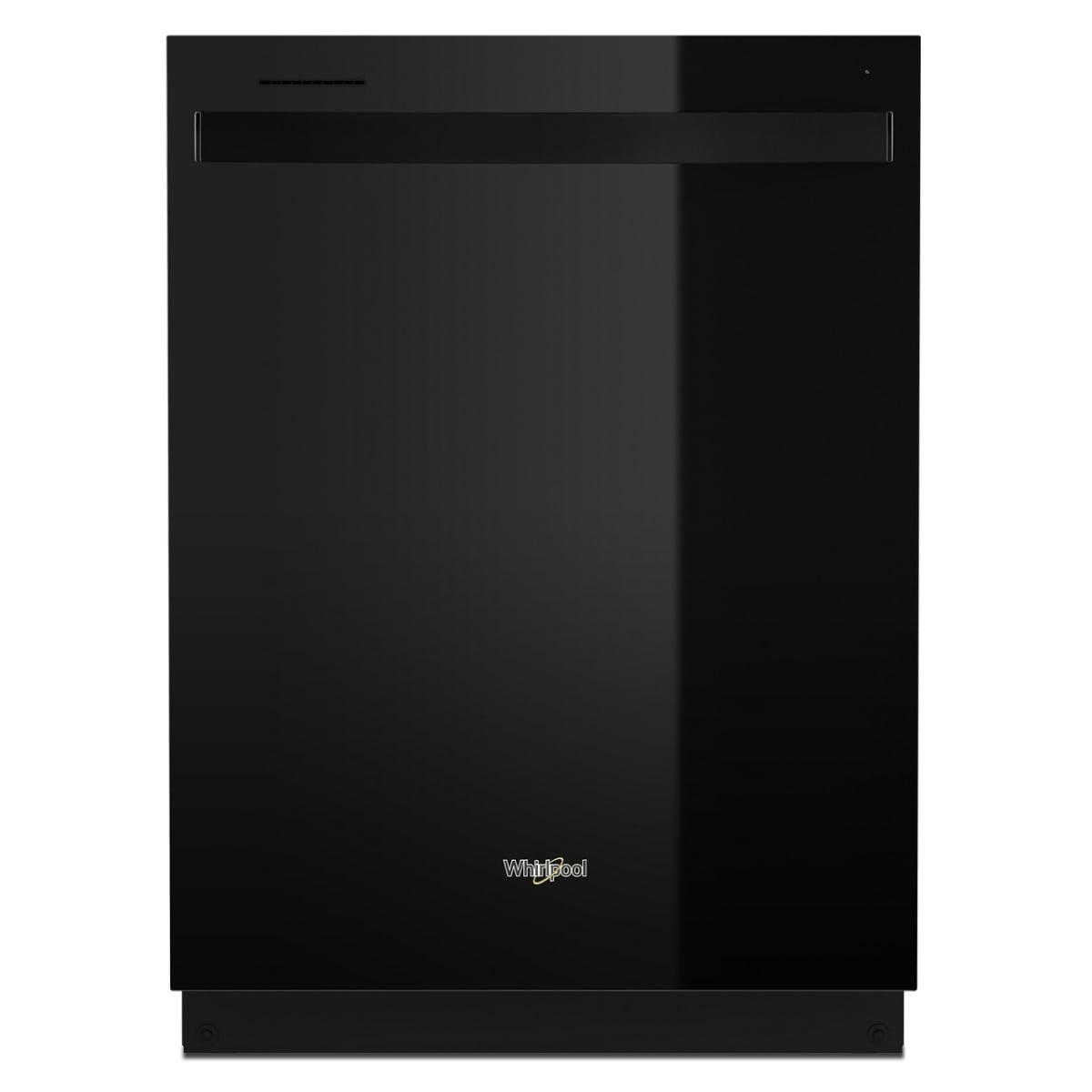 Whirlpool Eco Series 24-in Top Control Built-in Dishwasher (Black) With Third Rack, Sensor Cycle with AI Intelligent Wash, Soak and Clean , 47-Decibel
