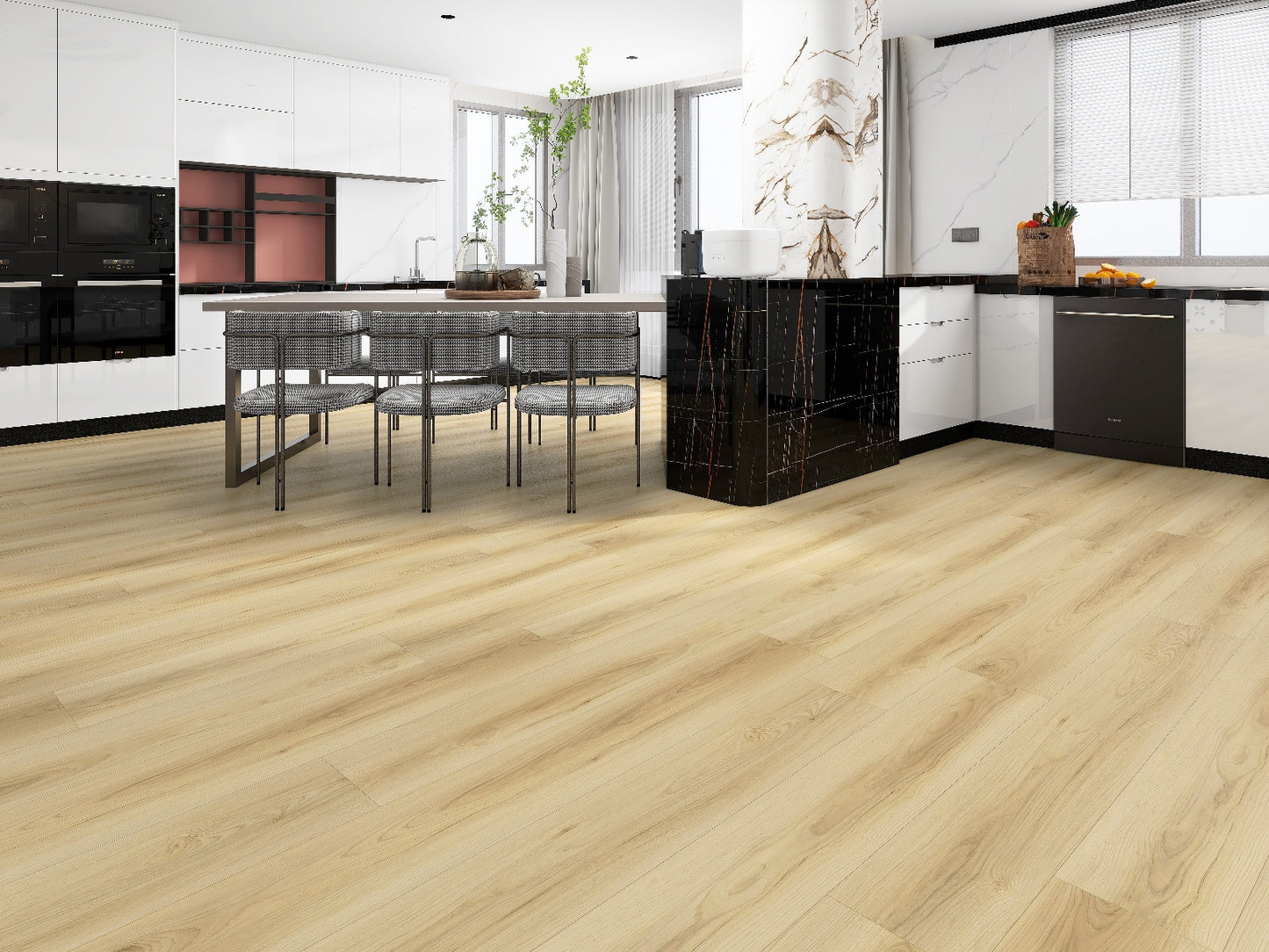 Whispering Oak 9x60 Luxury Vinyl Plank Flooring Oakhaven Collection, WPC, 20 Mil, 7.5mm, 9x60 , 9pcs, 42lbs, 33.66sf, FINAL PRICE: $2.49/sf