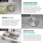 Kraus Standart PRO Farmhouse apron front 33-in x 21-in Stainless steel Single bowl 16 -Gauge Kitchen Sink,  KHF410-33, FINAL PRICE: $349.99 + TAX