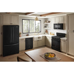 Whirlpool Eco Series 24-in Top Control Built-in Dishwasher ( Black ) With Third Rack, Sensor Cycle with AI Intelligent Wash, Soak and Clean , 47-Decibel