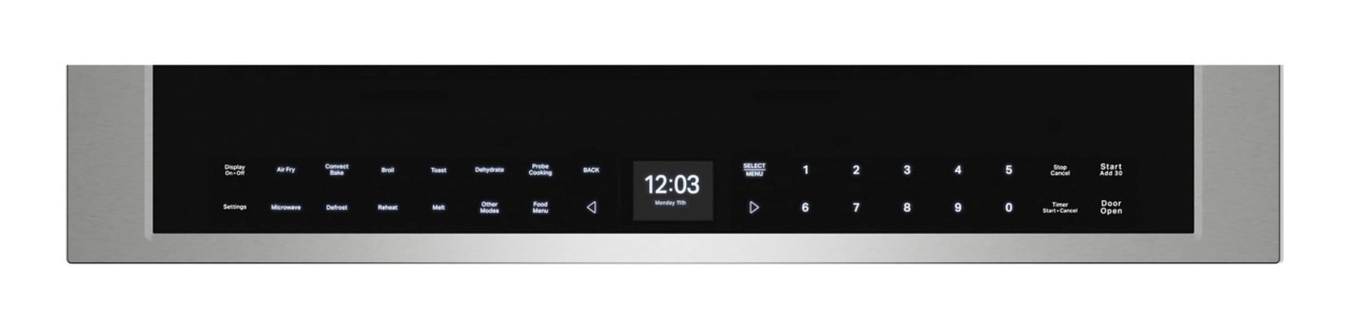 KitchenAid 1.1-cu ft 950 -Watt 29.87-in Air Fry Built-In Microwave (PrintShield Stainless)
