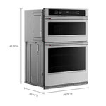 Kitchen aid 30-In Combination Wall Oven with Air Fry, KOEC530SPS, MSRP: $4,799.00, FINAL PRICE: $2,199.99 + TAX