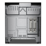 Whirlpool 30-in Glass Top 4 burners 5.3-cu ft Slide-In Electric Range ( Stainless Steel )