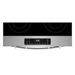 Whirlpool 30-in Glass Top 4 burners 5.3-cu ft Slide-In Electric Range ( Stainless Steel )