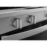 Whirlpool 30-in Glass Top 4 burners 5.3-cu ft Slide-In Electric Range ( Stainless Steel )
