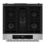 KitchenAid 30-in 5 burners 5-cu ft Air Fry Convection Oven Slide-In Natural Gas Range ( Fingerprint Resistant Stainless Steel )